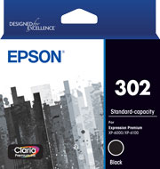 Epson 302 - Std Capacity Claria Premium - Black Ink Cartridge