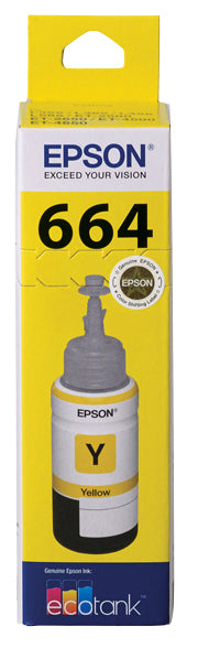 Epson T664 - EcoTank - Yellow Ink Bottle