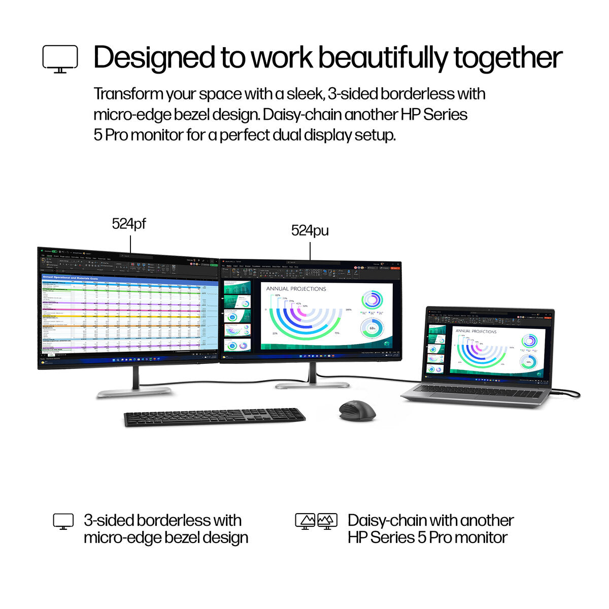 HP Monitor S5 PRO 23.8'' 1080p