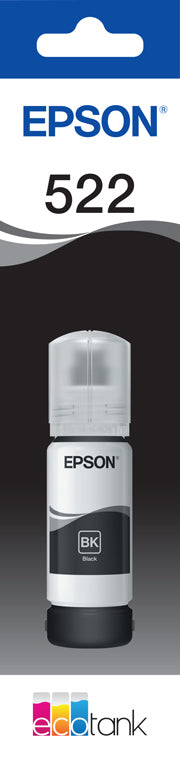 Epson T522 - EcoTank - Black Ink Bottle