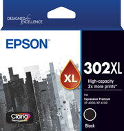 Epson 302XL - High Capacity Claria Premium - Black Ink Cartridge