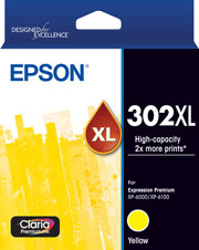 Epson 302XL - High Capacity Claria Premium - Yellow Ink Cartridge