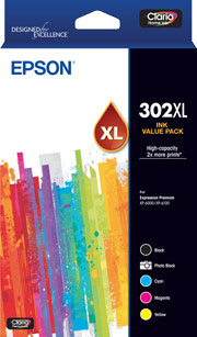 Epson 302XL - High Capacity Claria Premium - 5 Colour Pack
