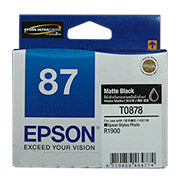 Epson 87 - UltraChrome Hi-Gloss2 - Matte Black Ink Cartridge