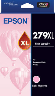 Epson 279XL - High Capacity Claria Photo HD - Light Magenta Ink Cartridge
