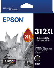 Epson 312XL - High Capacity Claria Photo HD - Black Ink Cartridge