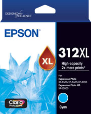 Epson 312XL - High Capacity Claria Photo HD - Cyan Ink Cartridge