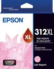 Epson 312XL - High Capacity Claria Photo HD - Light Magenta Ink Cartridge