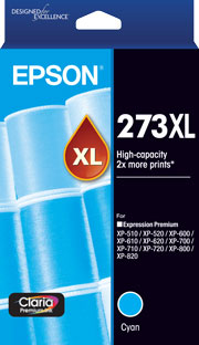 Epson 273XL - High Capacity Claria Premium - Cyan Ink Cartridge