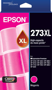 Epson 273XL - High Capacity Claria Premium - Magenta Ink Cartridge
