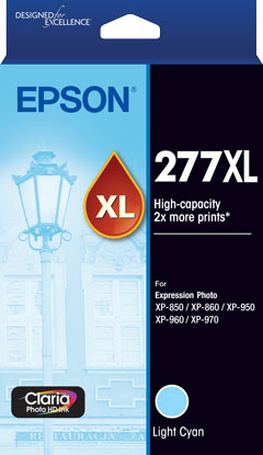 Epson 277XL - High Capacity Claria Photo HD - Light Cyan Ink Cartridge
