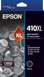 Epson 410XL - High Capacity Claria Premium - Black Ink Cartridge