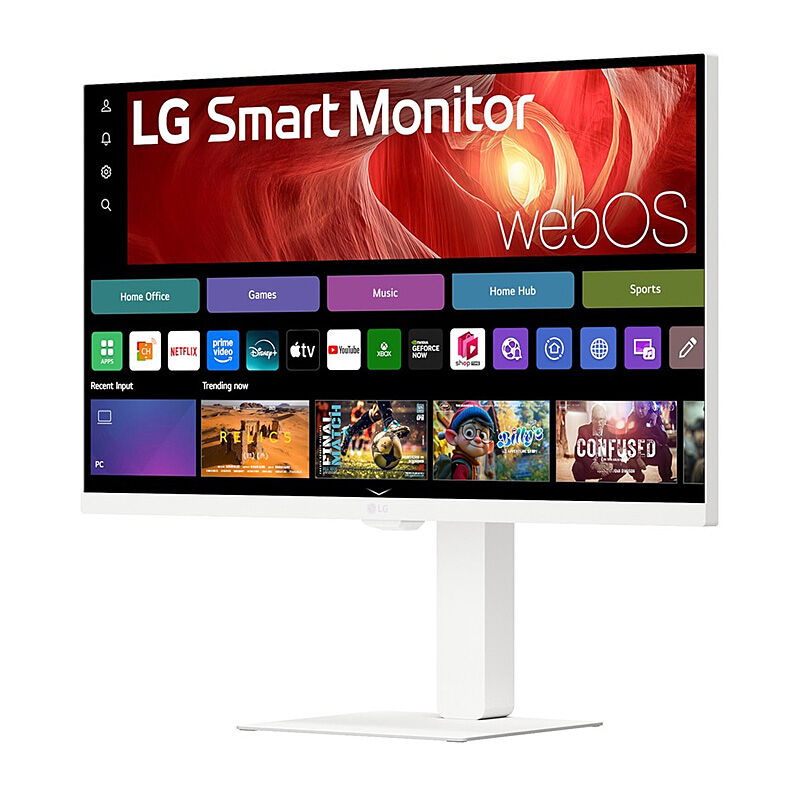 LG 27” 4K UHD IPS Smart Monitor with webOS