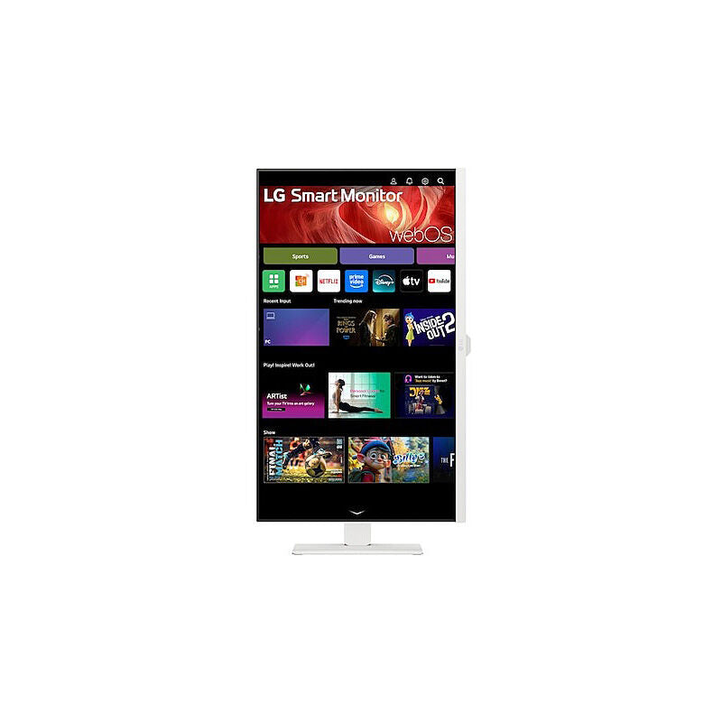 LG 27” 4K UHD IPS Smart Monitor with webOS