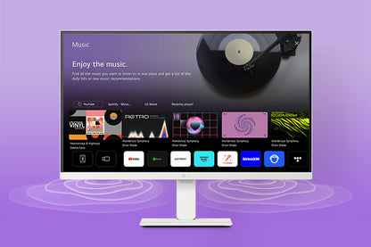 LG 27” 4K UHD IPS Smart Monitor with webOS